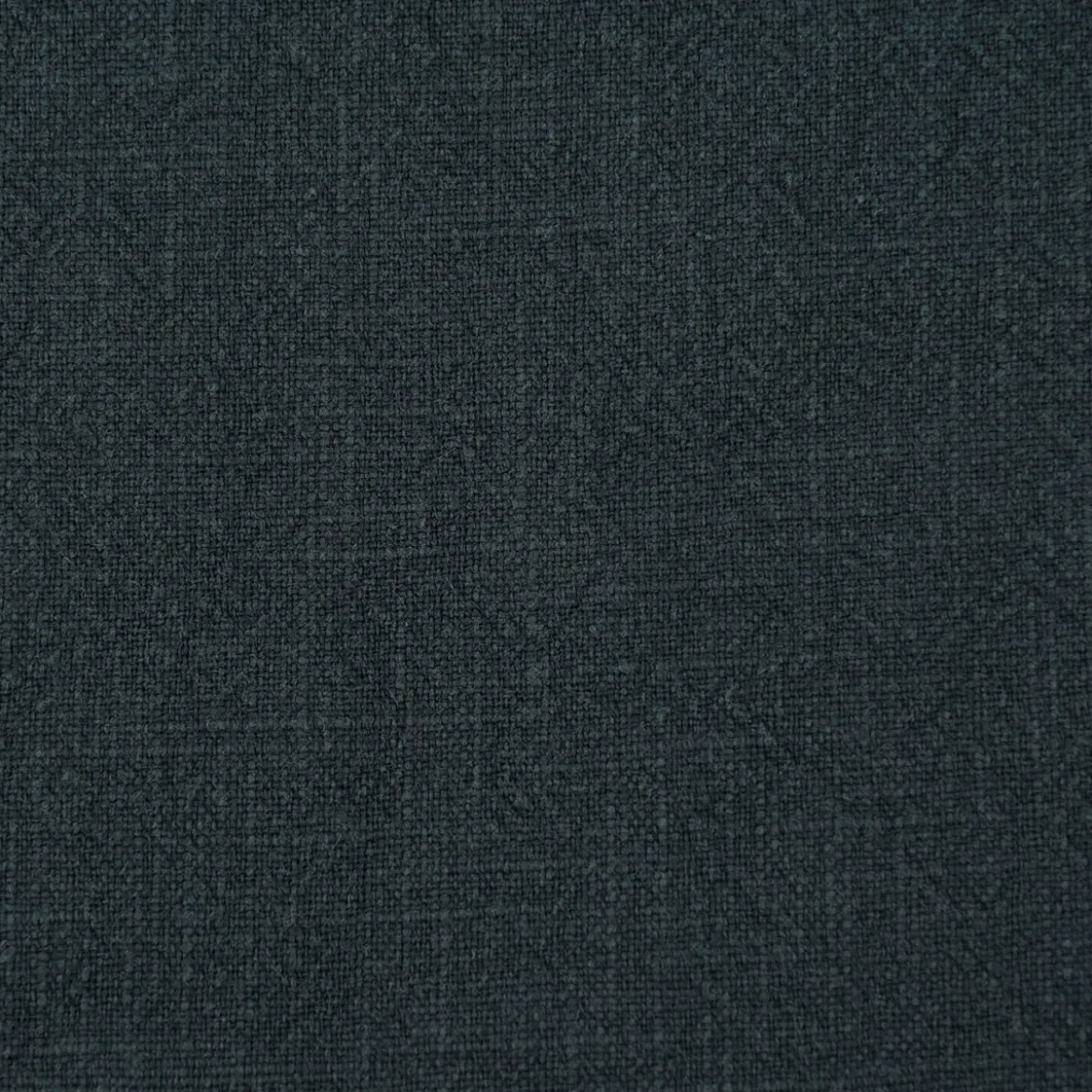 Leinenstoff mit Baumwolle in dunkelblau – pflegeleichte stone washed Meterware für Sommermode & Wohntextilien