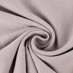 Leinenstoff mit Baumwolle in hellgrau – pflegeleichte stone washed Meterware für Sommermode & Wohntextilien