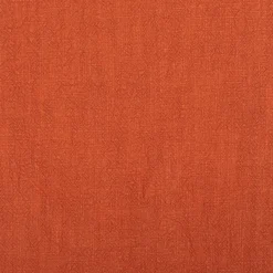 Leinenstoff mit Baumwolle in Ziegelrot stone washed 140cm Stoffbreite
