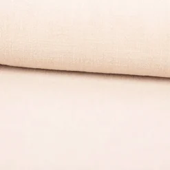 Leinenstoff mit Baumwolle in Beige stone washed 140cm Stoffbreite