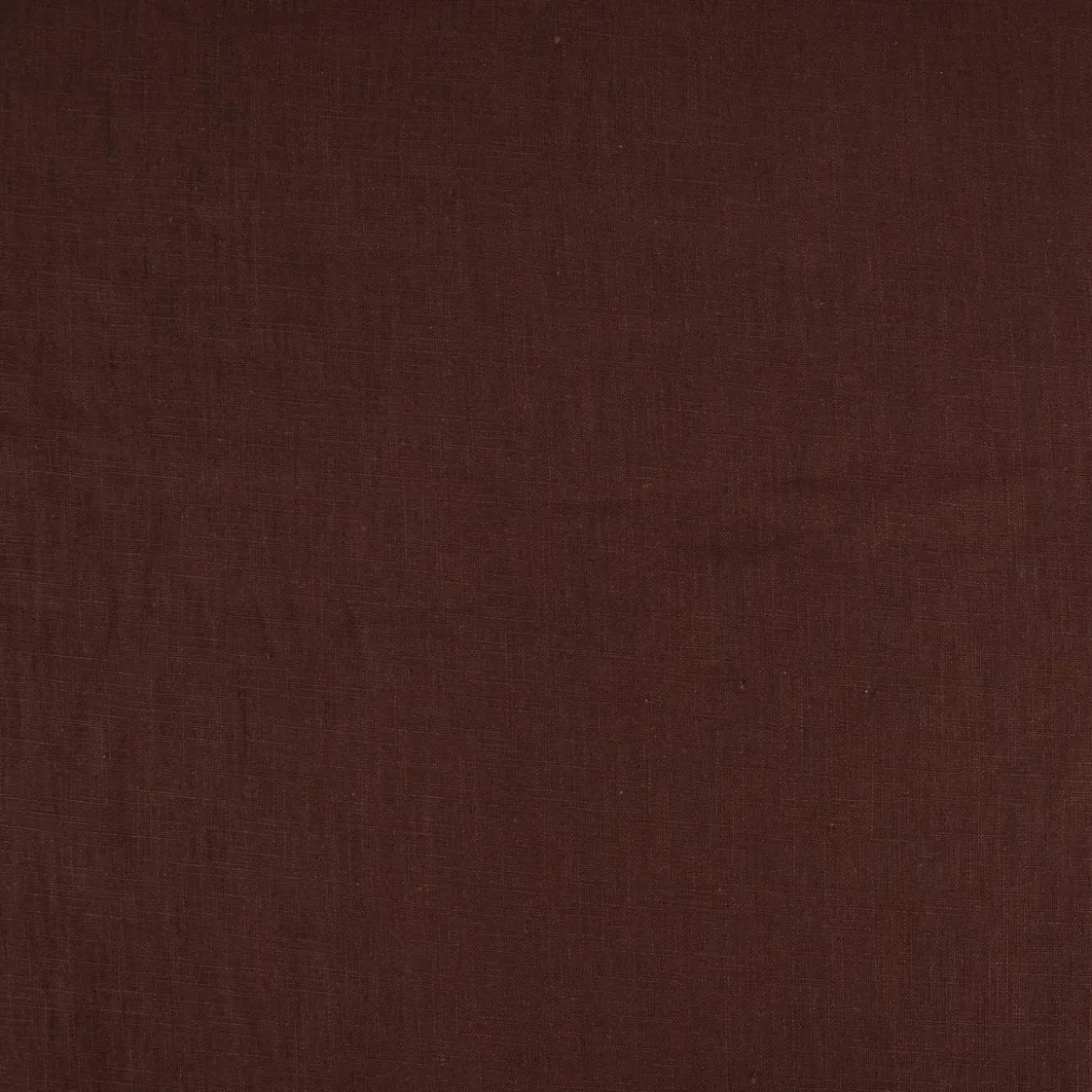 Leinenstoff mit Baumwolle vorgewaschen einfarbig dunkelbraun 1,40m Breite