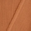 Leinenstoff mit Baumwolle vorgewaschen einfarbig cognac braun 1,40m Breite