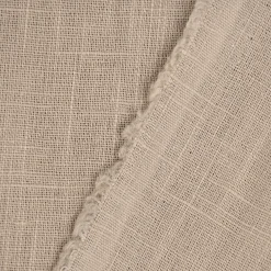 Leinenstoff mit Baumwolle vorgewaschen einfarbig sand 1,40m Breite
