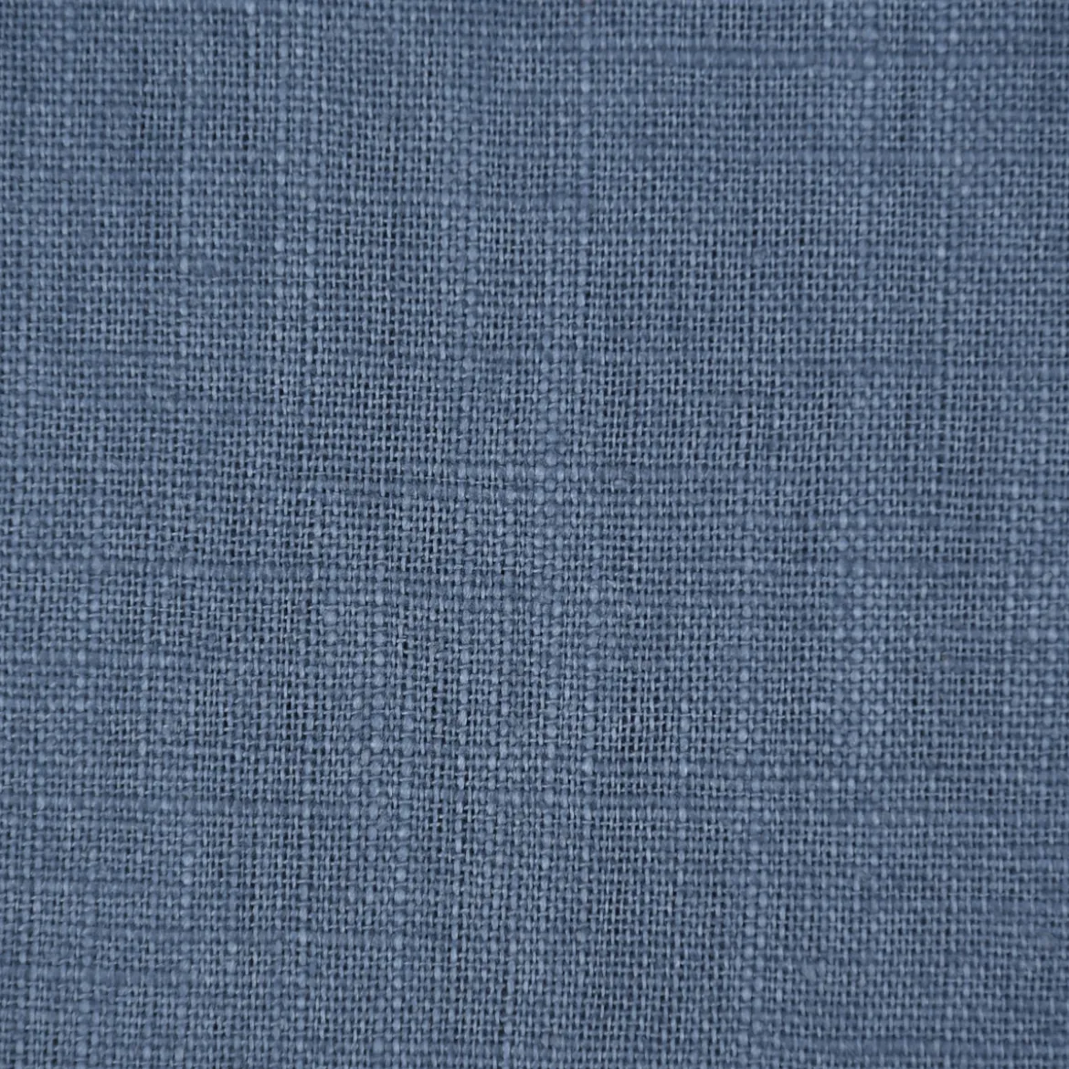 Leinenstoff mit Baumwolle vorgewaschen einfarbig jeans blau 1,40m Breite