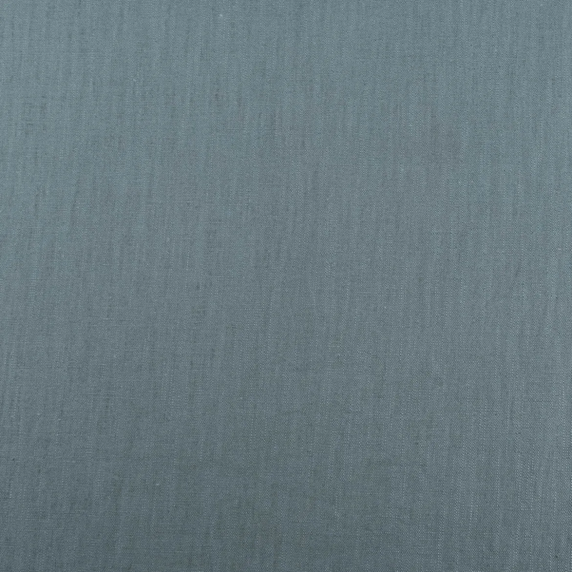 Leinenstoff mit Baumwolle vorgewaschen einfarbig rauch blau 1,40m Breite