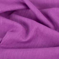 Leinenstoff mit Baumwolle vorgewaschen einfarbig orchid purple1,40m Breite