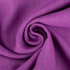 Leinenstoff mit Baumwolle vorgewaschen einfarbig orchid purple1,40m Breite