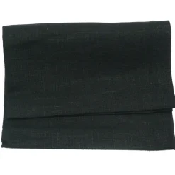 Leinen-Tischset Platzset Erik 1-lagig 37x50cm schwarz