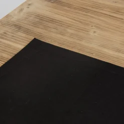 Leinen-Tischset Platzset Erik 1-lagig 37x50cm schwarz