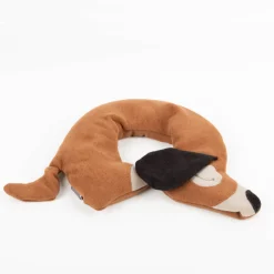Leschi ® Wärmekissen Hund Bobby goldbraun 100% Bioweizenfüllung