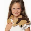Leschi Wärmekissen Löwe braun – Wärmekissen mit 100% Bio-Weizenfüllung