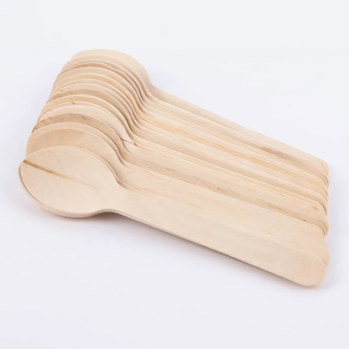 Löffel Holz 20 Stück 16x3cm