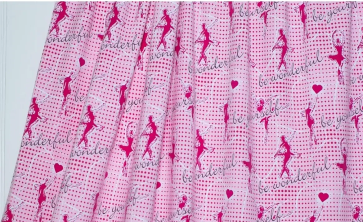 Lillestoff Bio-Jersey Be Wonderful Ballerina Punkte rosa pink