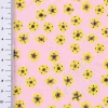 Lillestoff Bio Jersey Butterblumy Blumen Tupfen rosa gelb 1,5m Breite