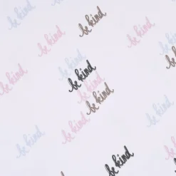 Lillestoff Bio Jersey Freundliche Welt be kind beige blau rosa 1,5m Breite