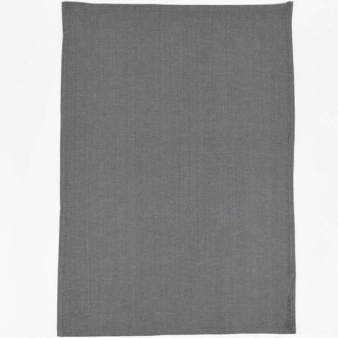 Linen & More 3er Set Geschirrtücher Indi einfarbig grau 50x70cm