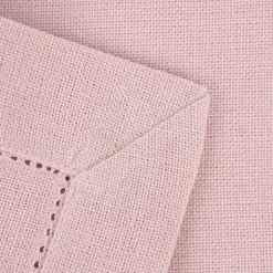 Linen & More Platzset 4er Set Indi einfarbig hellrosa 50x35cm