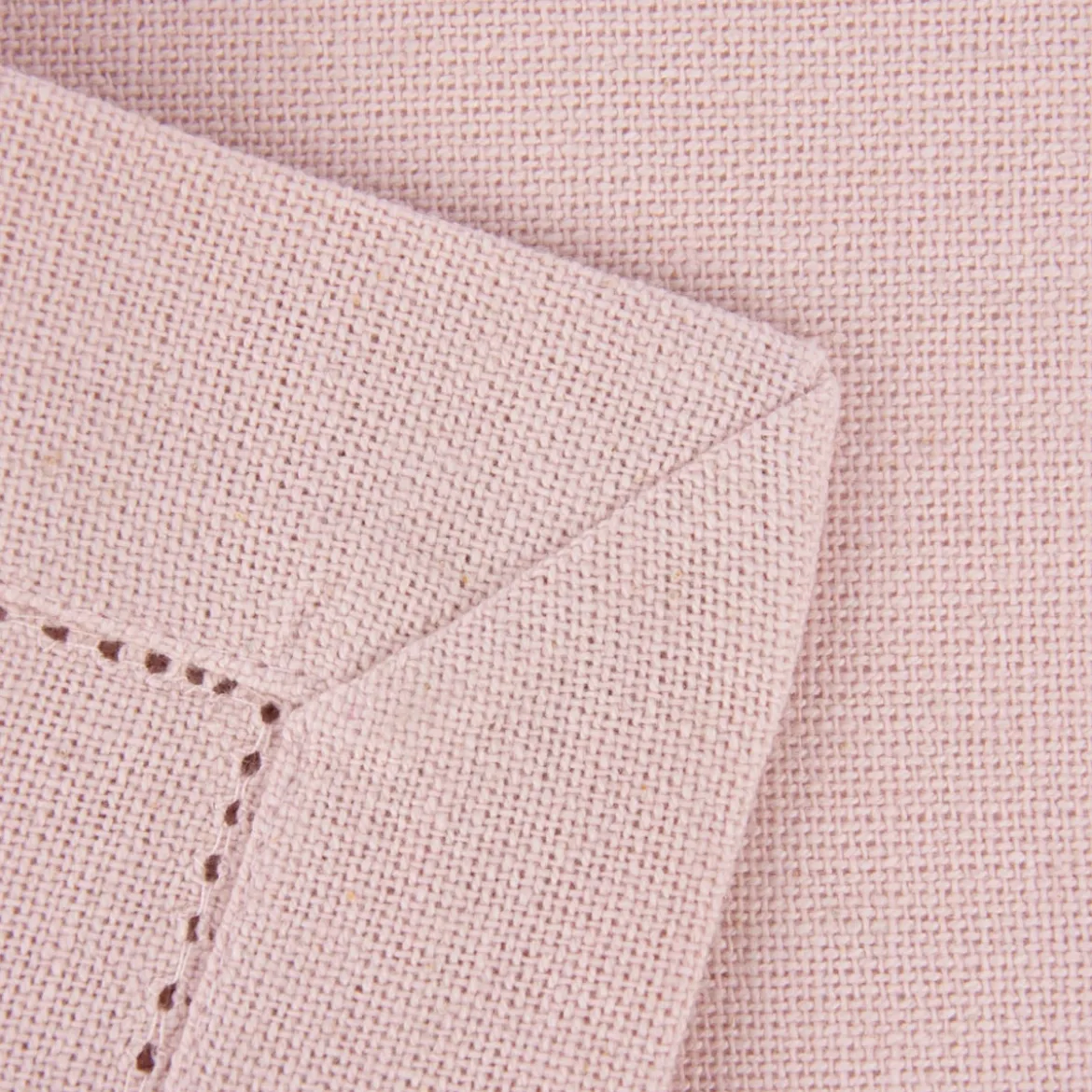 Linen & More Platzset 4er Set Indi einfarbig hellrosa 50x35cm