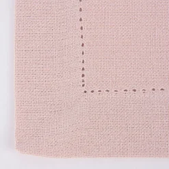 Linen & More Platzset 4er Set Indi einfarbig hellrosa 50x35cm