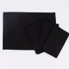Linen & More Platzset 4er Set Indi einfarbig schwarz 50x35cm