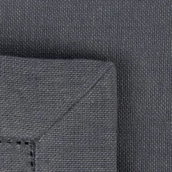 Linen & More Platzset 4er Set Indi einfarbig grau 50x35cm
