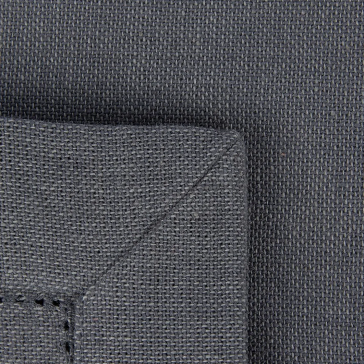 Linen & More Platzset 4er Set Indi einfarbig grau 50x35cm