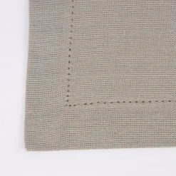 Linen & More Tischdecke Indi einfarbig natur 140x250cm