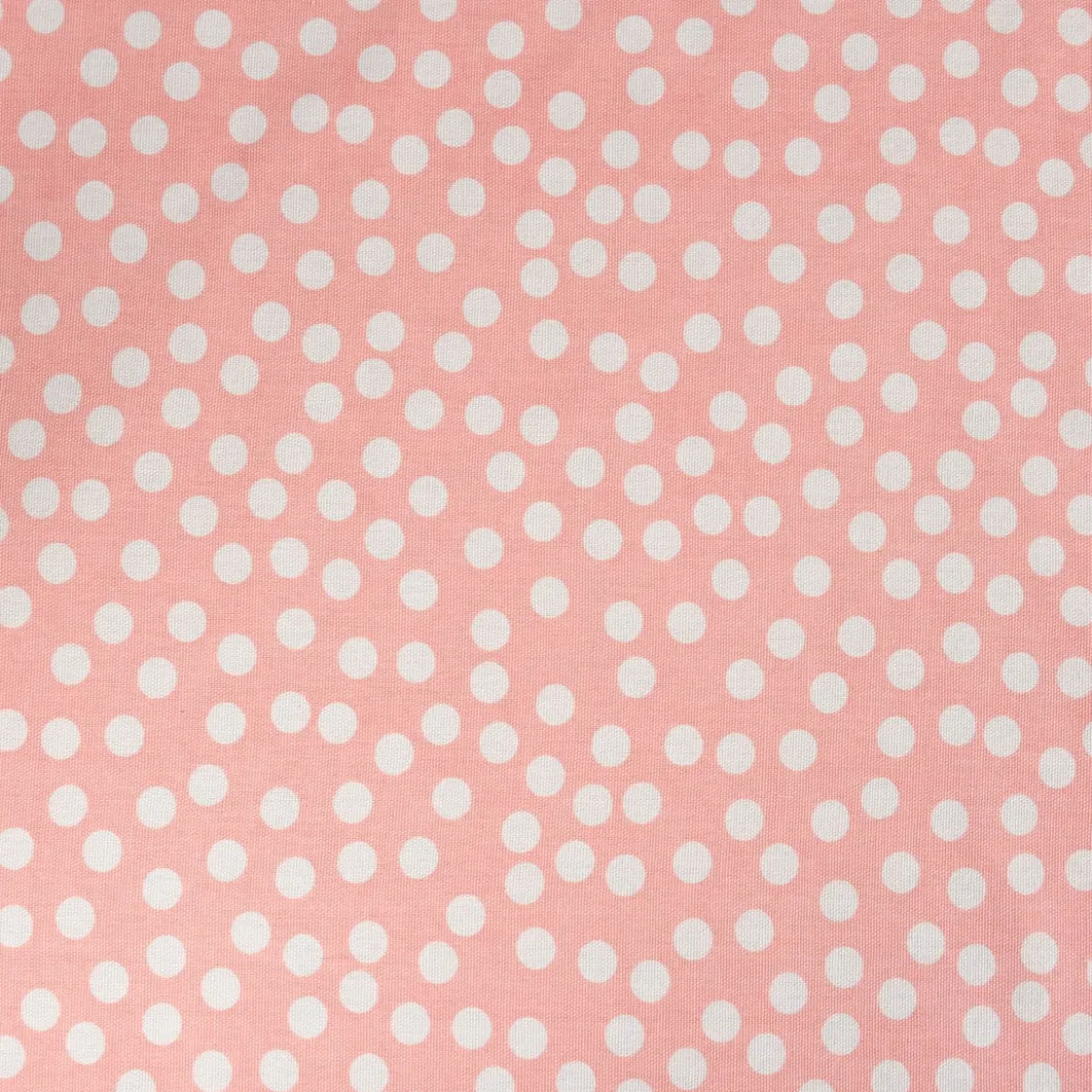 Linen & More Tischläufer Punkte rosa weiß 50x140cm