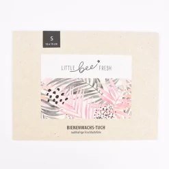 Little bee Fresh Bio Bienenwachstuch Pink Jungle-Motiv verschiedene Größen