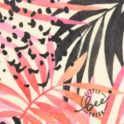 Little bee Fresh Bio Bienenwachstuch Pink Jungle-Motiv verschiedene Größen