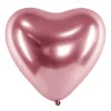 Luftballon Glossy Herz rosegold 50 Stück