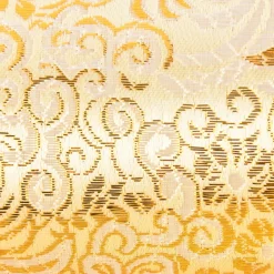 Lurex Jacquard Stoff Paisley Ornament goldfarbig silberfarbig