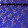 Lurex Jaquard Stoff chinesisch blau bunt 1,4m Breite