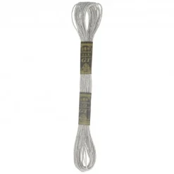 Lurex Stickgarn silber 8m