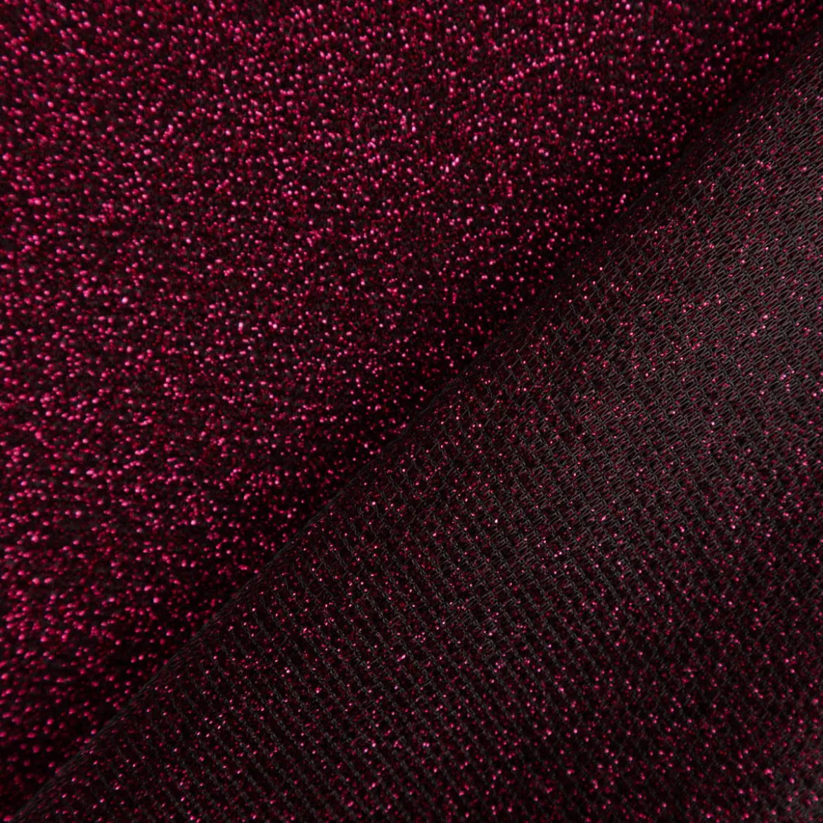 Lurexstoff Glitzerstoff Faschingsstoff elastisch Glitzer pink 1,5m Breite