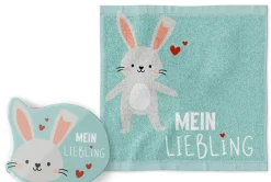 Magisches Handtuch Hase "Mein Liebling" mint von La Vida