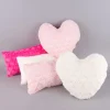 Magma Deko Kissen Fluffy Herzen rosa 30x50cm