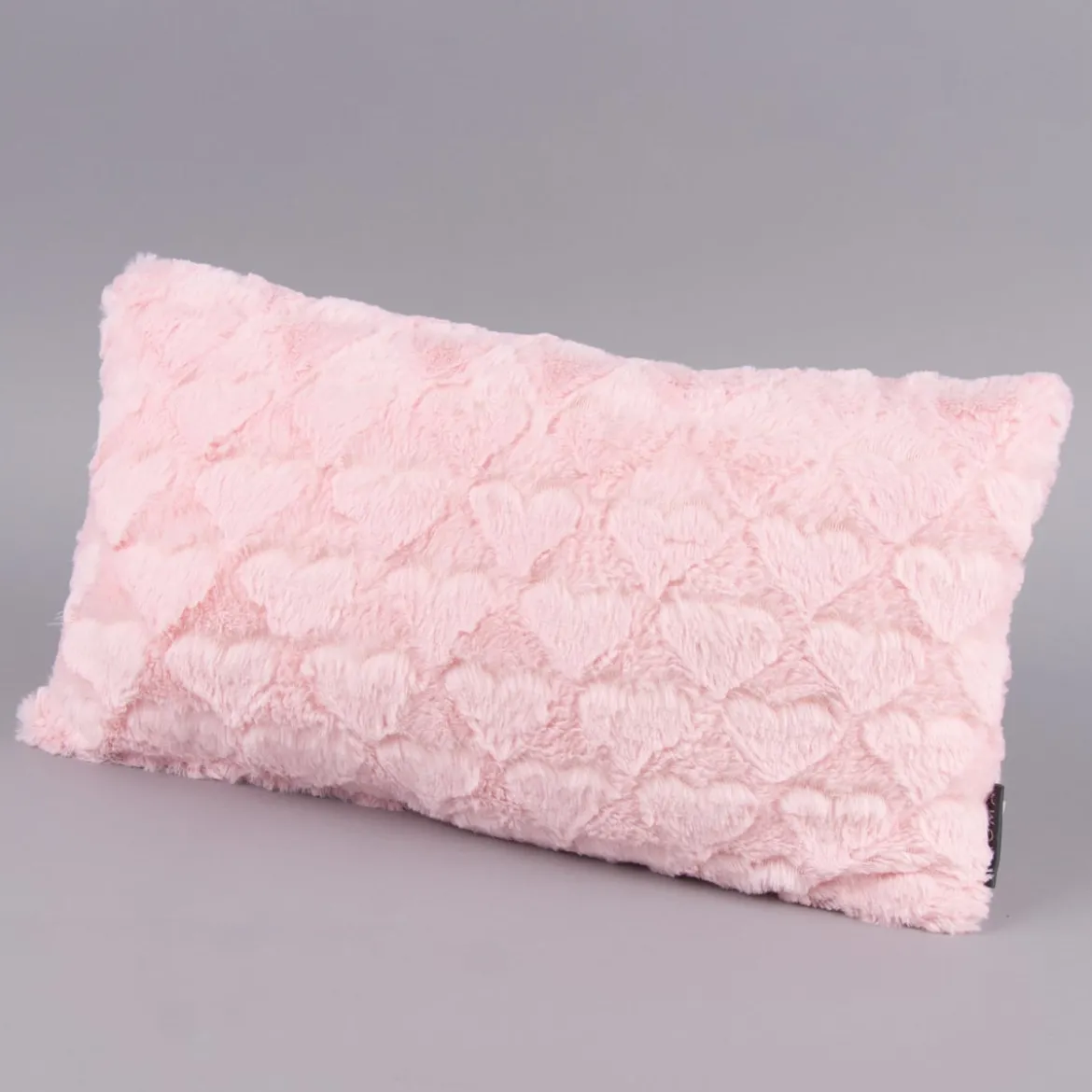 Magma Deko Kissen Fluffy Herzen rosa 30x50cm