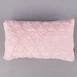 Magma Deko Kissen Fluffy Herzen rosa 30x50cm