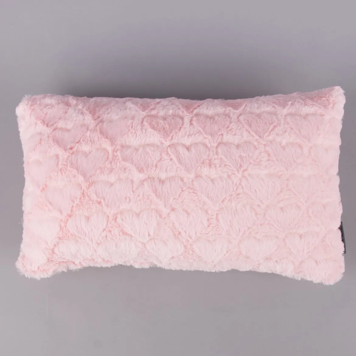 Magma Deko Kissen Fluffy Herzen rosa 30x50cm