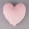 Magma Deko Kissen Fluffy Herzform mit Herzen rosa 40x35cm
