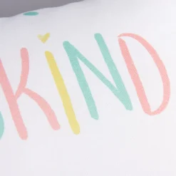 Magma Deko Kissen mit Aufschrift Glückskind weiß pastell 30x50cm