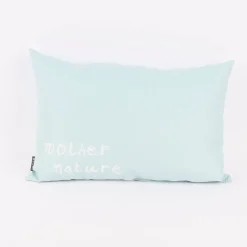 Magma Deko Kissen WORLD hellblau bunt 40x60cm