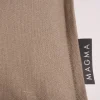 Magma Kissenhülle Leinen LION einfarbig taupe 50x50cm