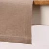 Magma Tischläufer Leinen LION einfarbig taupe 40x145cm