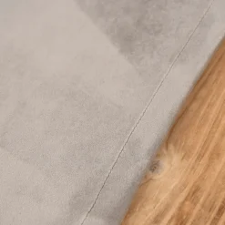 Magma Tischläufer Samt uni mittelgrau 40x145cm