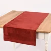 Magma Tischläufer Samt uni weinrot 40x145cm