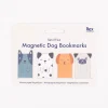 Magnetische Lesezeichen Hunde mehrfarbig 4 Stück 4,2x2,3cm