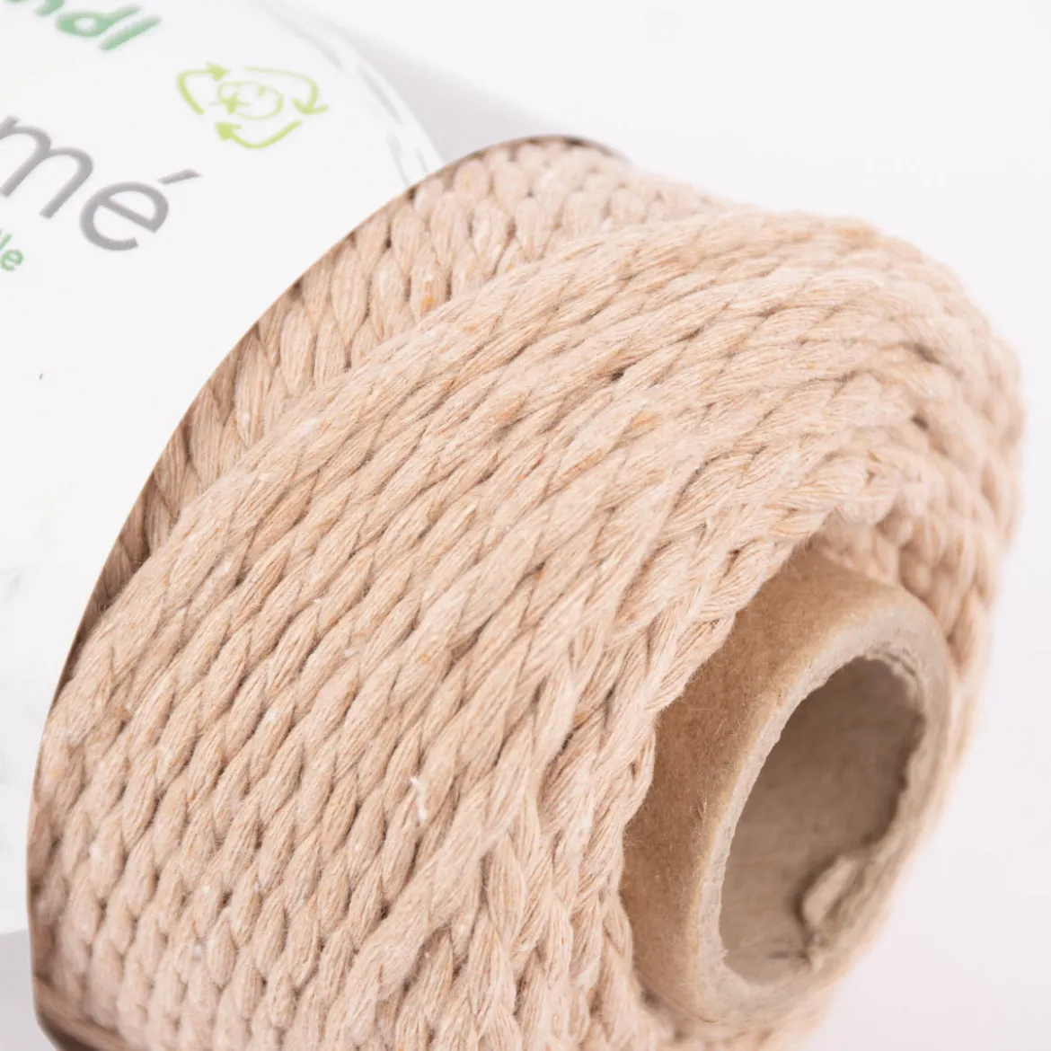 Makramee Kordel recycelte Baumwolle 3mm 95m 330g verschiedene Farben