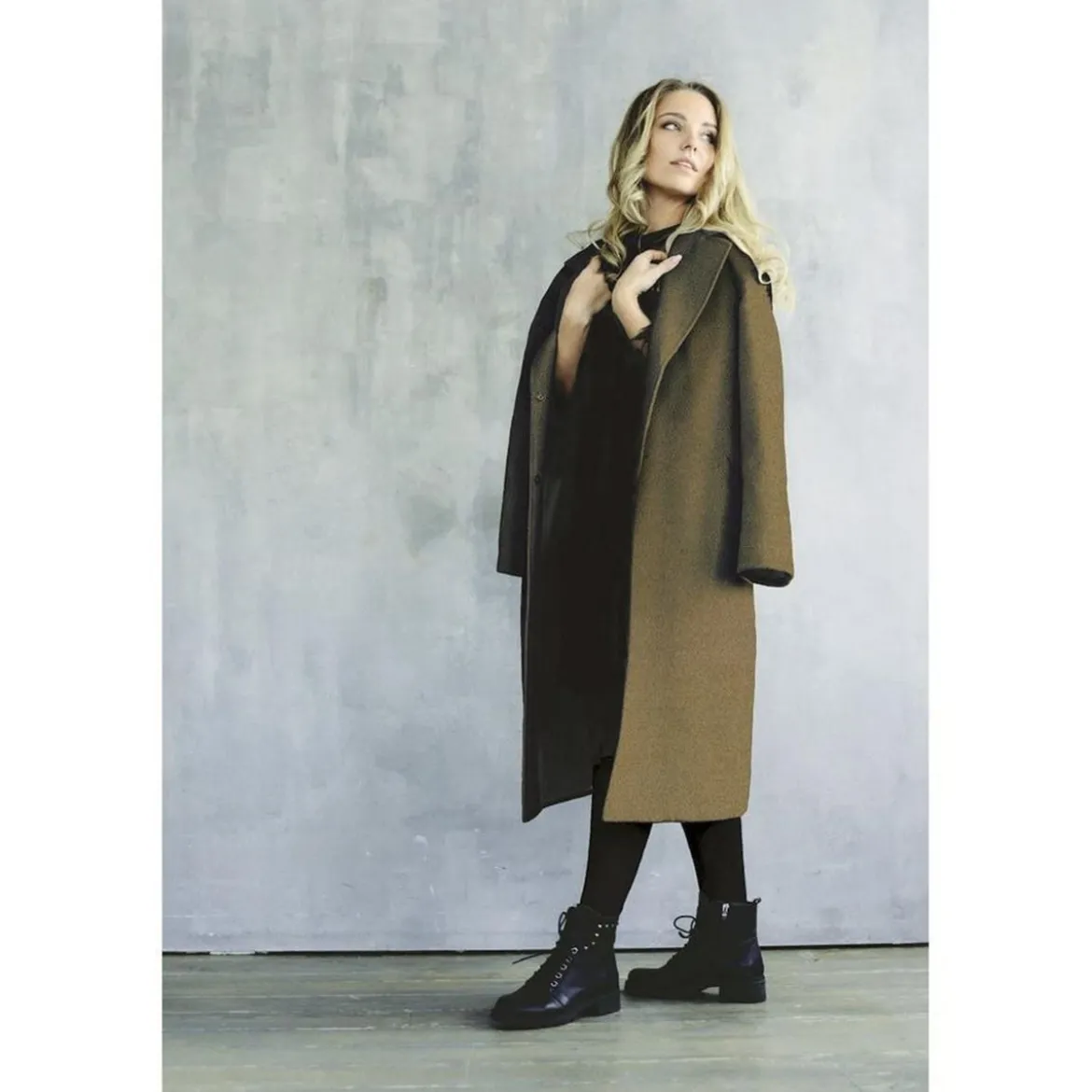 Mantelstoff Softcoat uni taupe 1,50m Breite